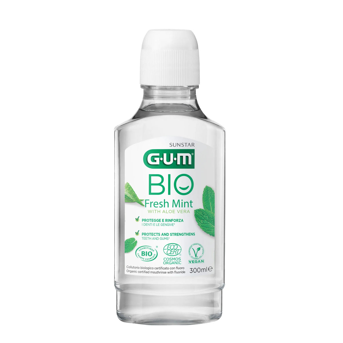 GUM Bio Fresh Mint With Aloe Vera Mouthwash