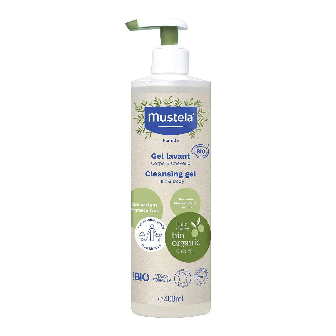 Mustela Bio Certified Organic Cleansing Gel Body & Hair