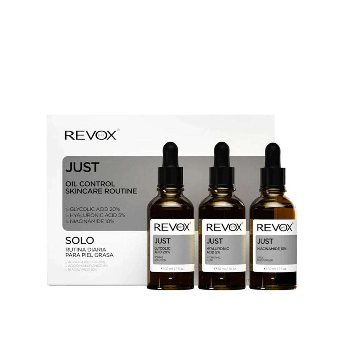 REVOX B77 JUST Oil Control Skincare Routine