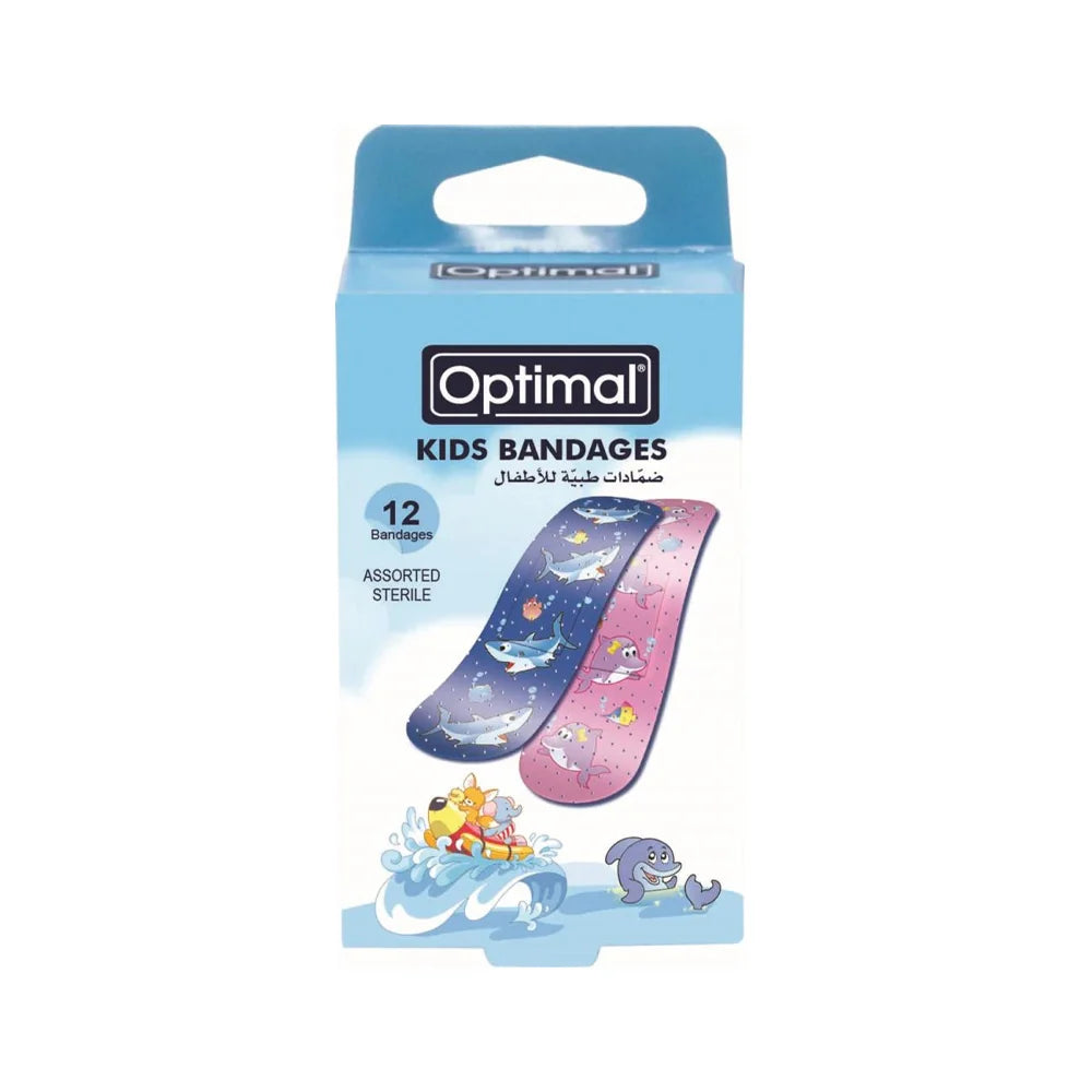 Optimal Kids Bandage-Assorted 12pcs Beach