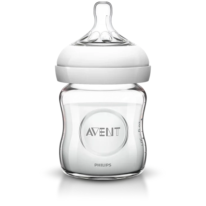 Philips Avent Natural Response Glass Baby Bottle 0M+