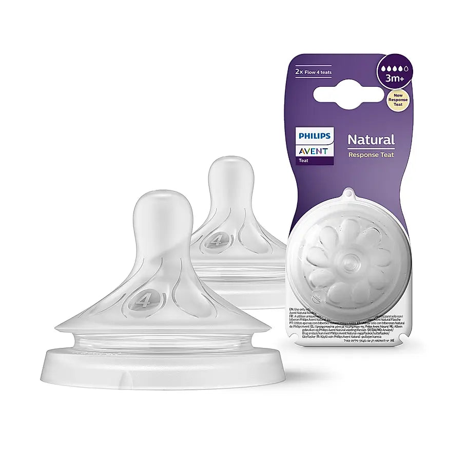 Philips Avent Natural Response Teat Flow 4 3M+ Pack Of 2