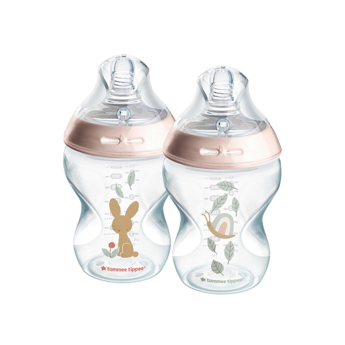 Tommee Tippee Natural Start Decorated Bottles 0M+ Pack Of 2