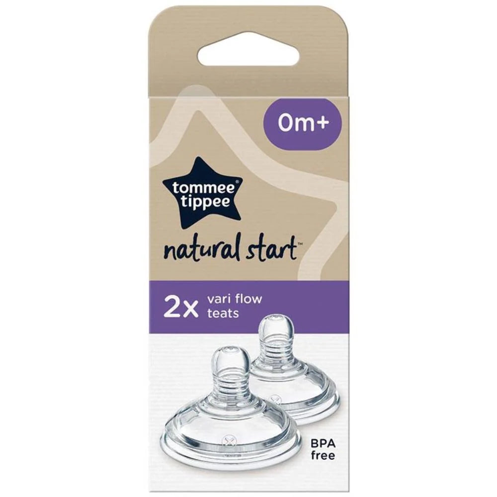 Tommee Tippee Natural Start Vari Flow Teats Pack Of 2 0M+