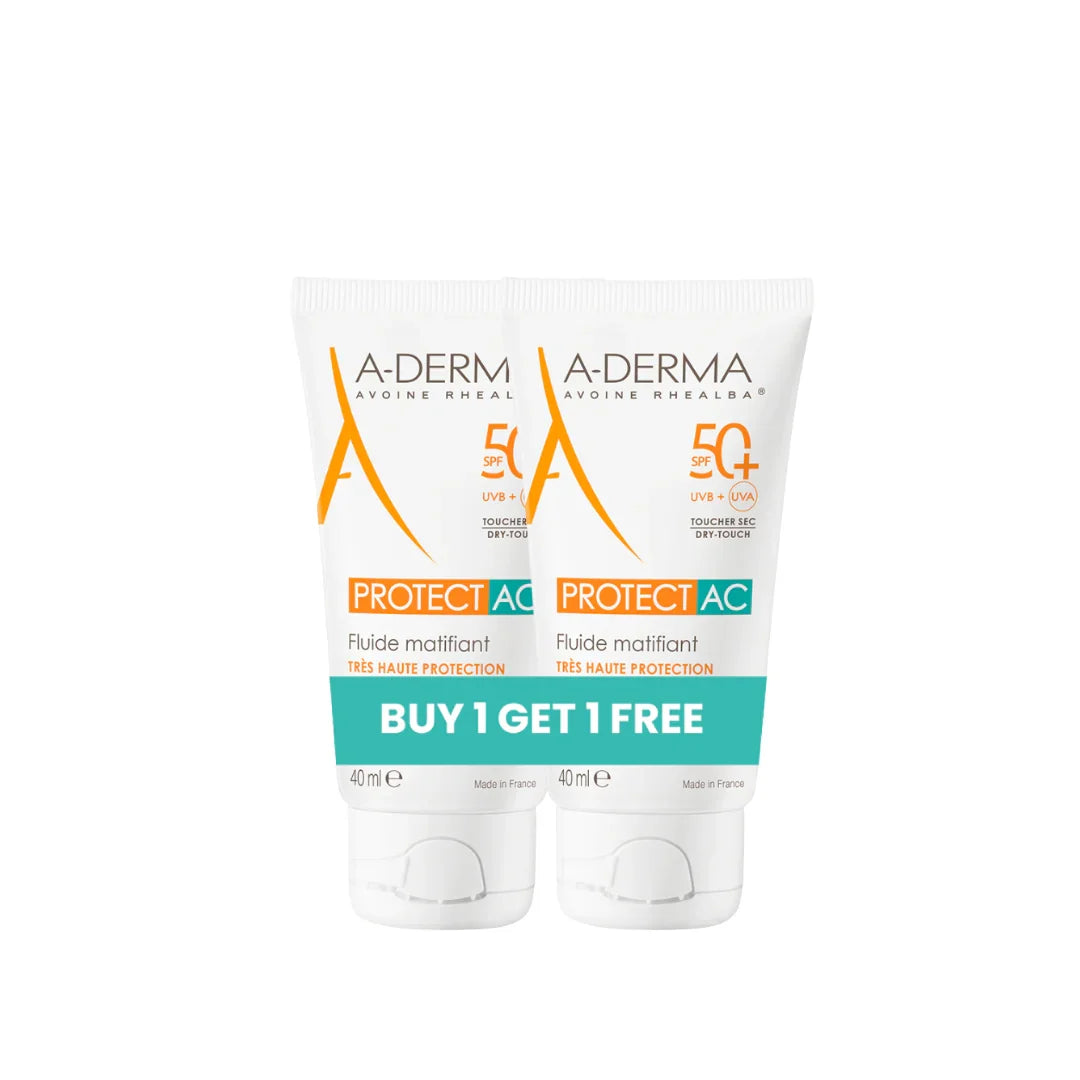 Aderma Protect AC Mattifying Fluid SPF50+ Duo