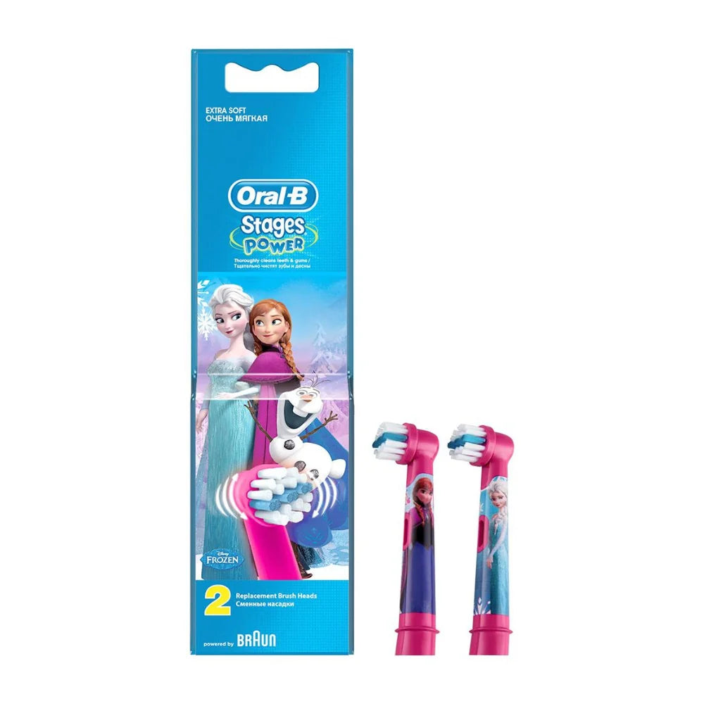 Oral-B Stages Kids Frozen Replacement Brush Heads 2 pk