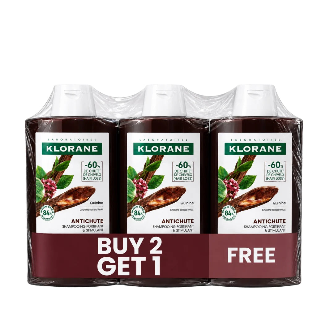 Klorane Strengthening & Stimulating Shampoo Trio