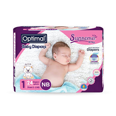 Optimal Suprema 8 Pro Baby Diapers 1 (2-5kg)
