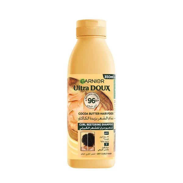 Garnier Ultra Doux Curls Restoring Cocoa Butter Hair Food Shampoo