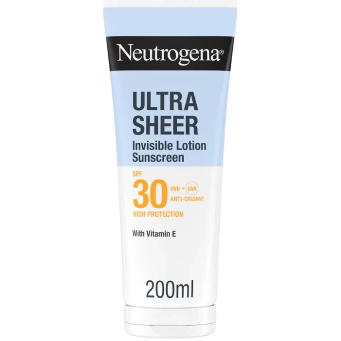 Neutrogena Ultra Sheer Invisible Lotion Sunscreen SPF30+