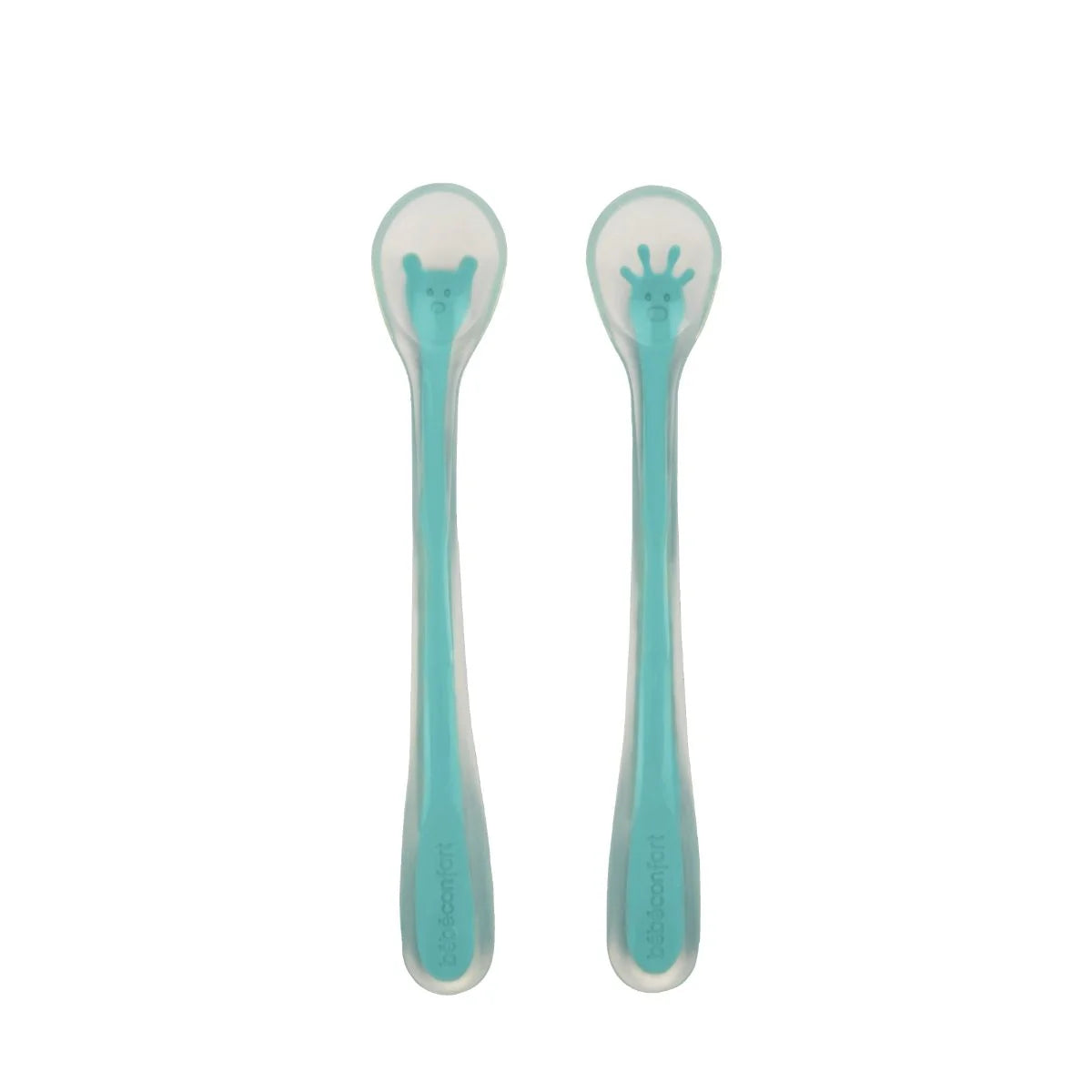 Bebeconfort 2 Soft Silicone Spoons 4M+