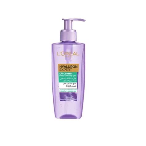 L'Oréal Paris Hyaluron Expert Moisturiser and Anti-Aging Oil Control Deep Cleansing Gel 200 ml
