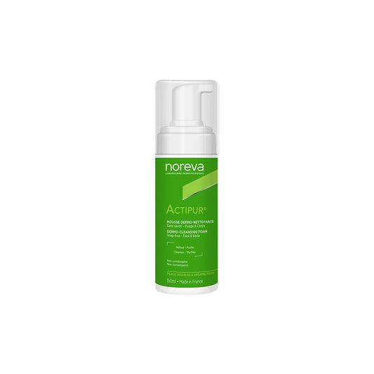 Noreva Actipur Dermo-Cleansing Foam, Soap Free - Face & Body