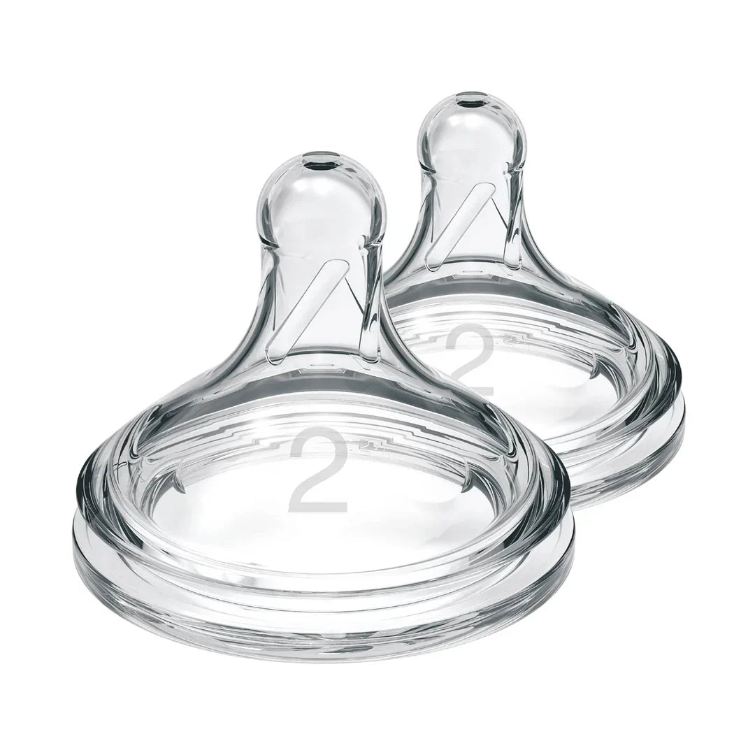 Dr.Brown's Anti-Colic Medium Flow Nipple 3M+ Pack Of 2