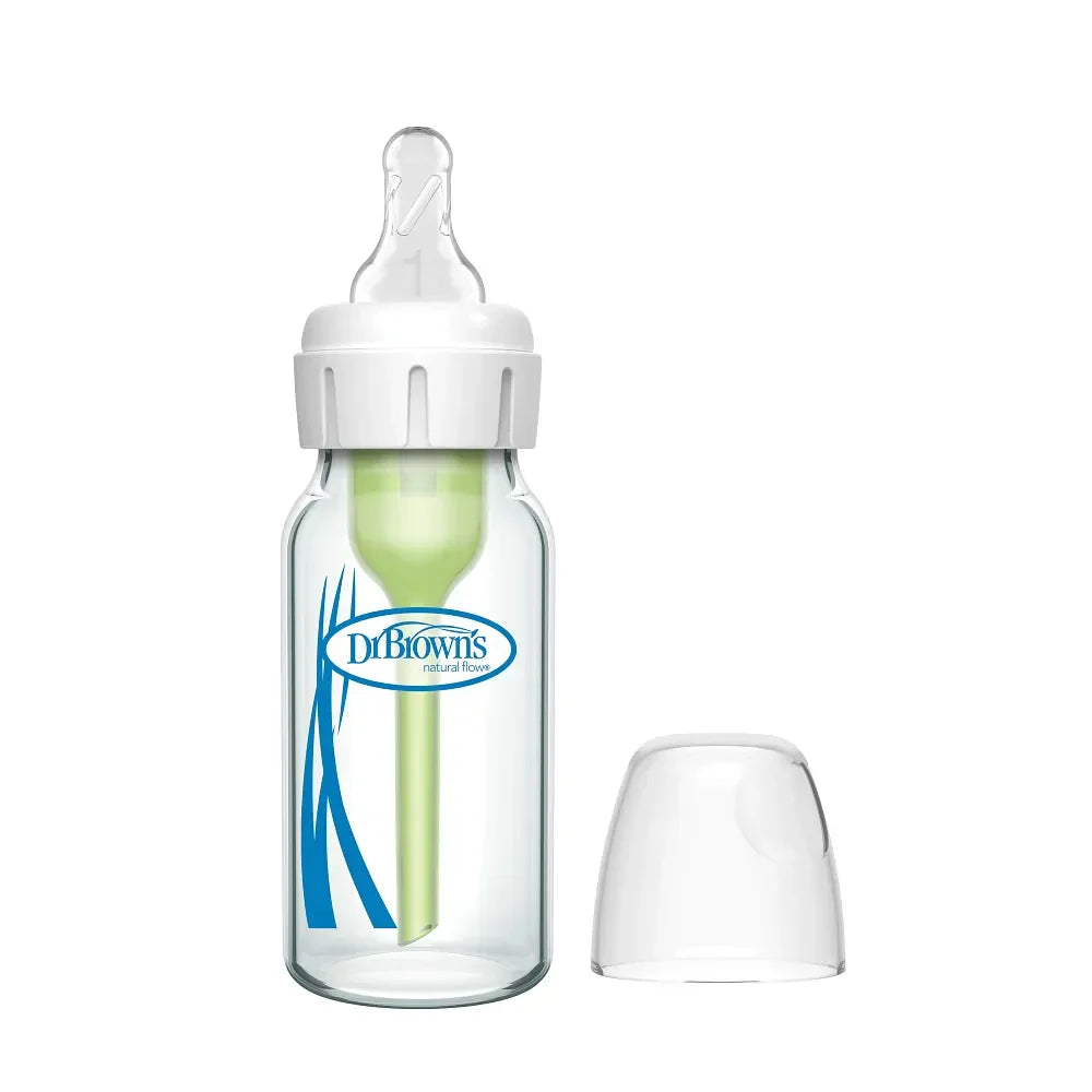 Dr.Brown's Anti-Colic Option+ Glass Bottle 0M+