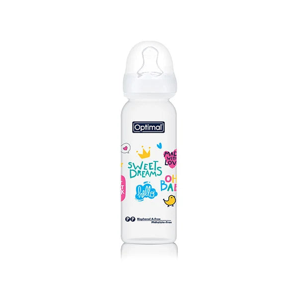 Optimal Anti-Colic Slim Bottle 6M+