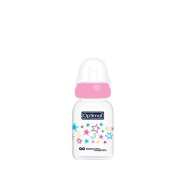 Optimal Anti-Colic Slim Round Silicone Nipple Bottle 0M+