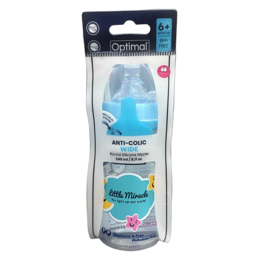 Optimal Anti-Colic Wide Bottle 6M+