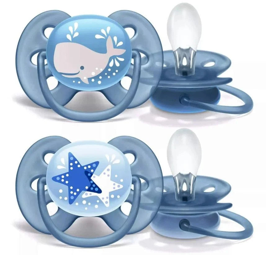 Philips Avent Ultra Soft Soothers - 6-18M