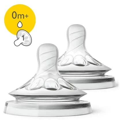 Philips Avent 2 Natural Teats 1 Hole 0M+