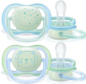 Philips Avent 2 Ultra Air Night Time Soother 0-6M