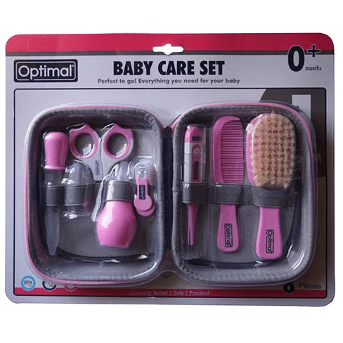 Optimal Baby Care Set 8 PCS Pink