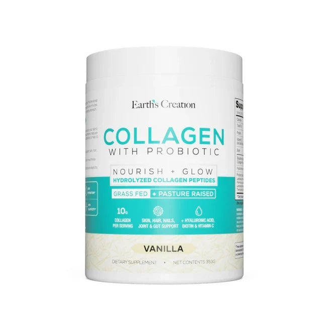 Earth's Creation Collagen With Probiotic Vanilla