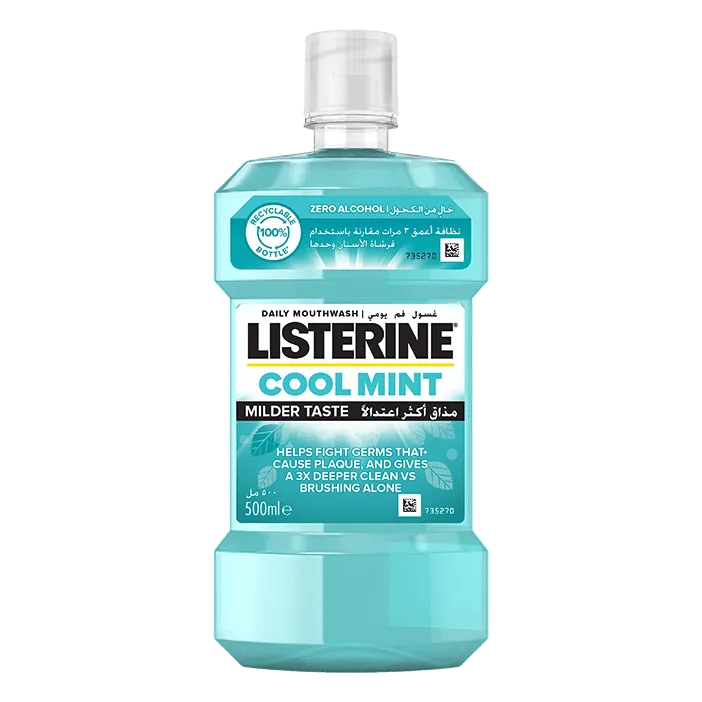 Listerine Cool Mint Milder Taste Mouthwash