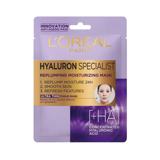 L'Oréal Paris Hyaluron Expert Moisturiser and Anti-Aging Tissue Mask