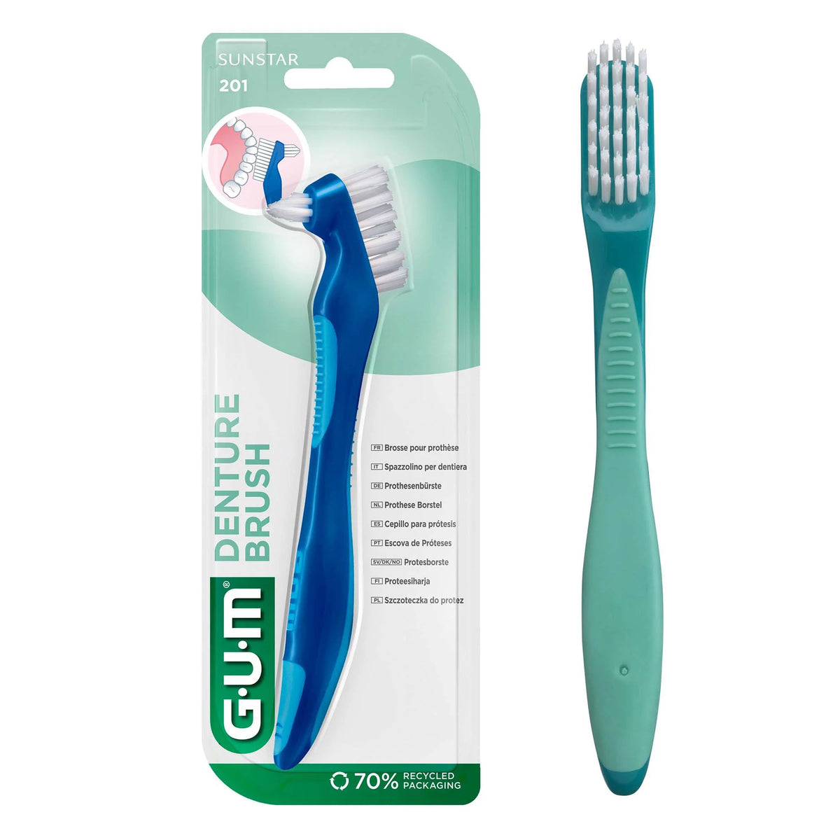 GUM Denture Brush