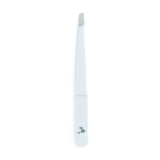 Or Bleu Diamond Slant Tip Tweezers