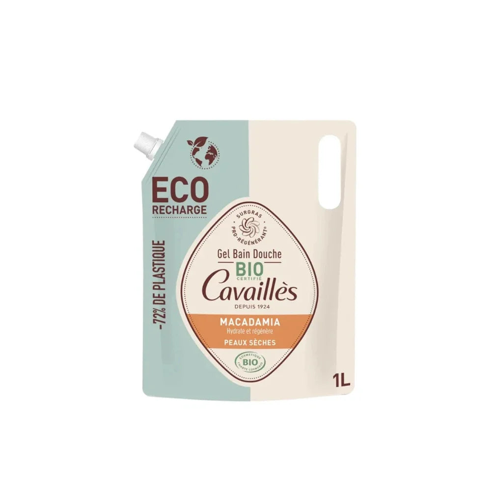 Rogé Cavaillès Eco-Recharge Bath & Shower Gel With Organic Macadamia