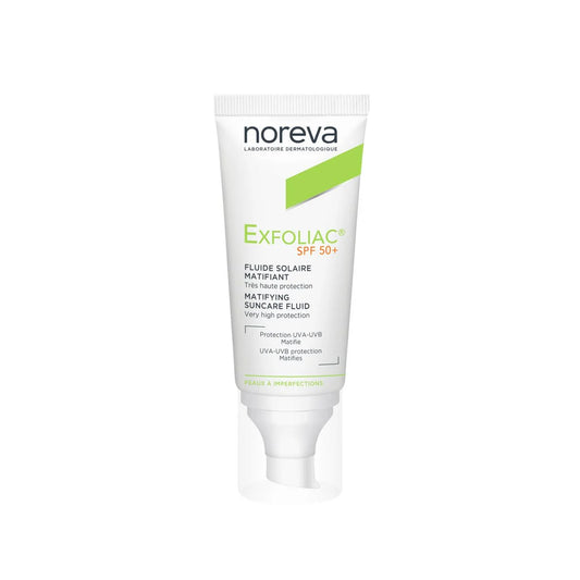 Noreva Exfoliac SPF50+ Matifying Suncare Fluid - Very High Protection