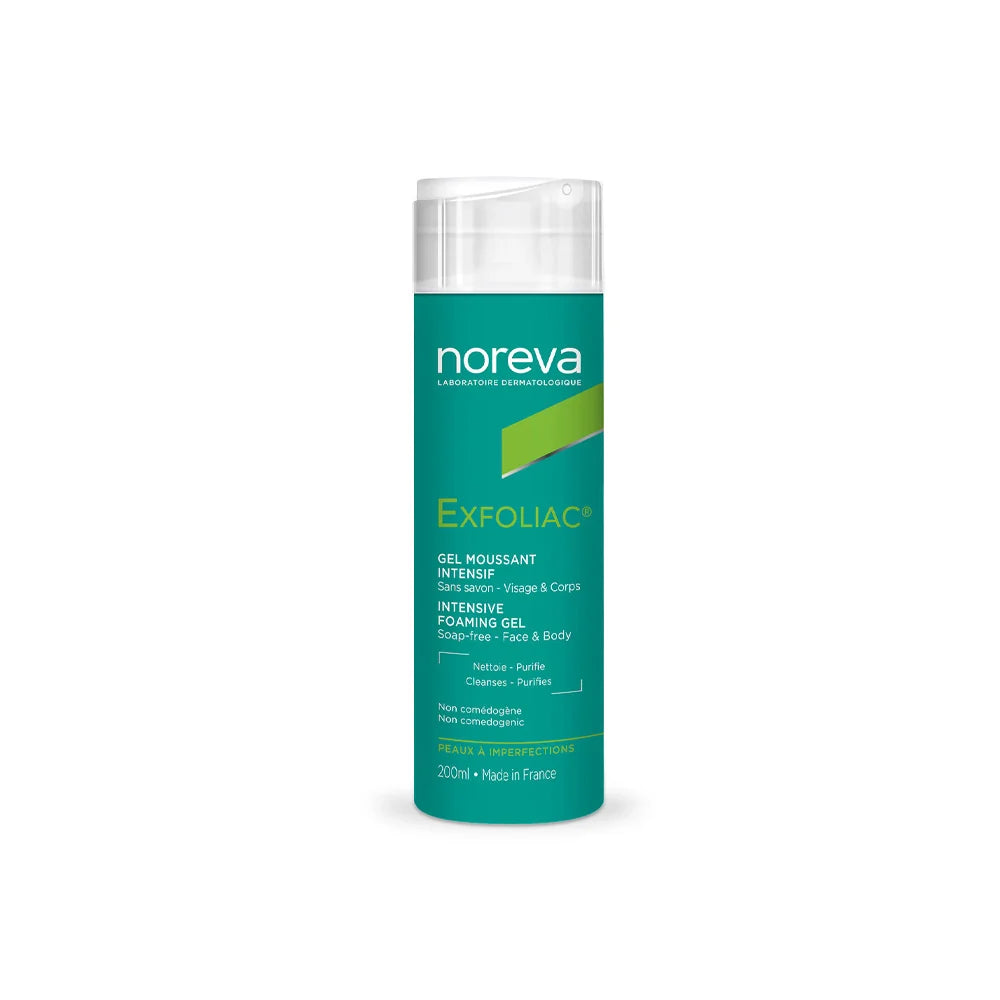 Noreva Exfoliac Intensive Foaming Gel, Soap Free - Face & Body