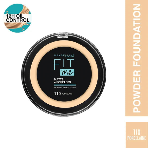 Maybelline New York Fit Me® Matte + Poreless Powder Foundation Makeup