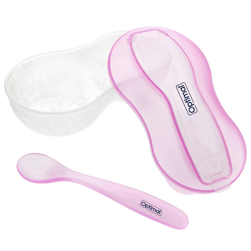 Optimal Grinding Feding Bowl With Spoon