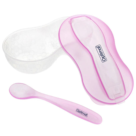 Optimal Grinding Feding Bowl With Spoon