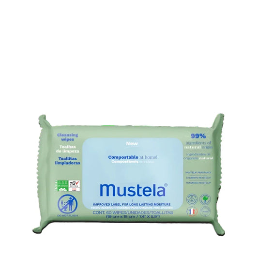 Mustela Home Compostable Wipes