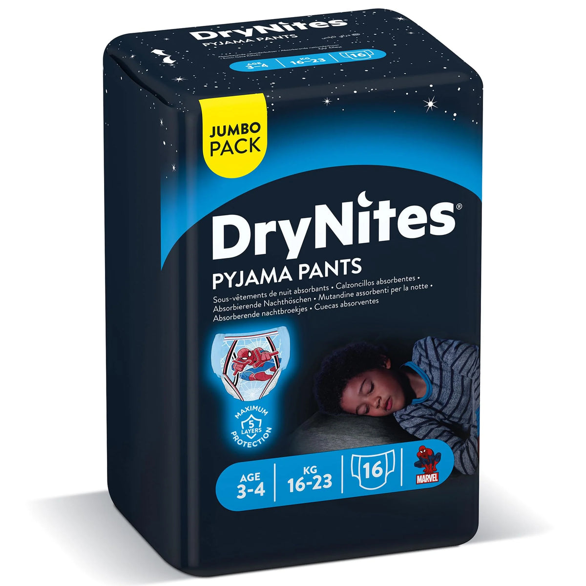 Huggies Huggies DryNites Pyjama Pants 3-4Y (12-21kg)