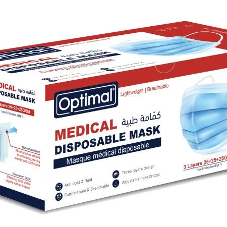 Optimal Hygienic Earloop Mask