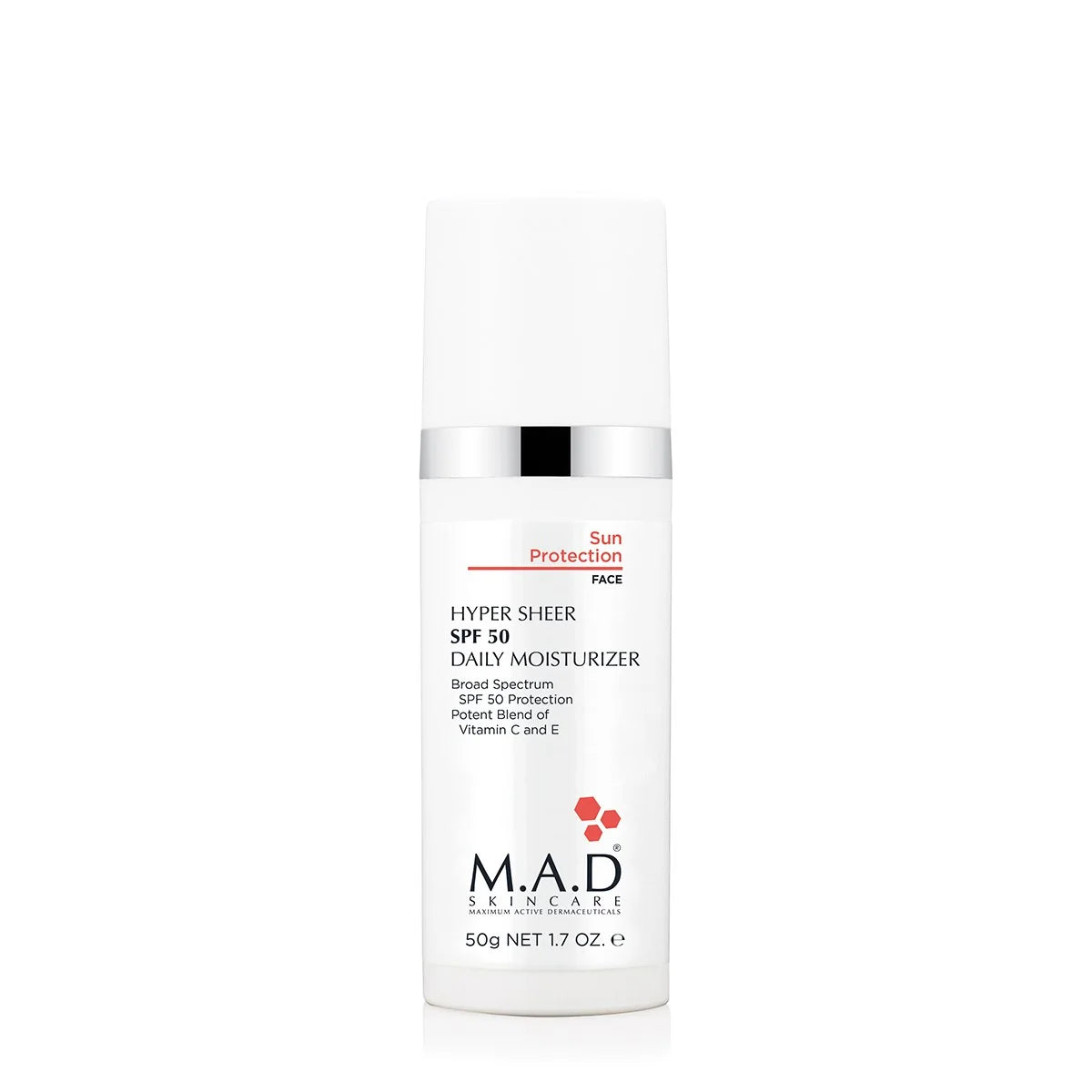 MAD Hyper Sheer SPF50 Daily Moisturizer