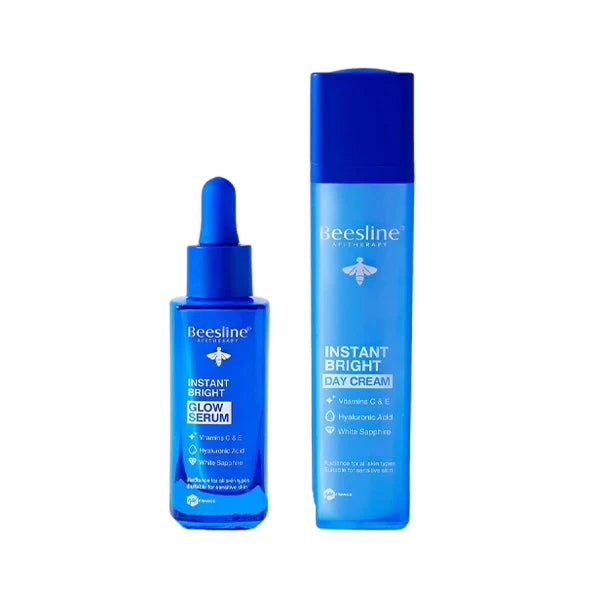 Beesline Instant Bright Glow Serum + Day Cream