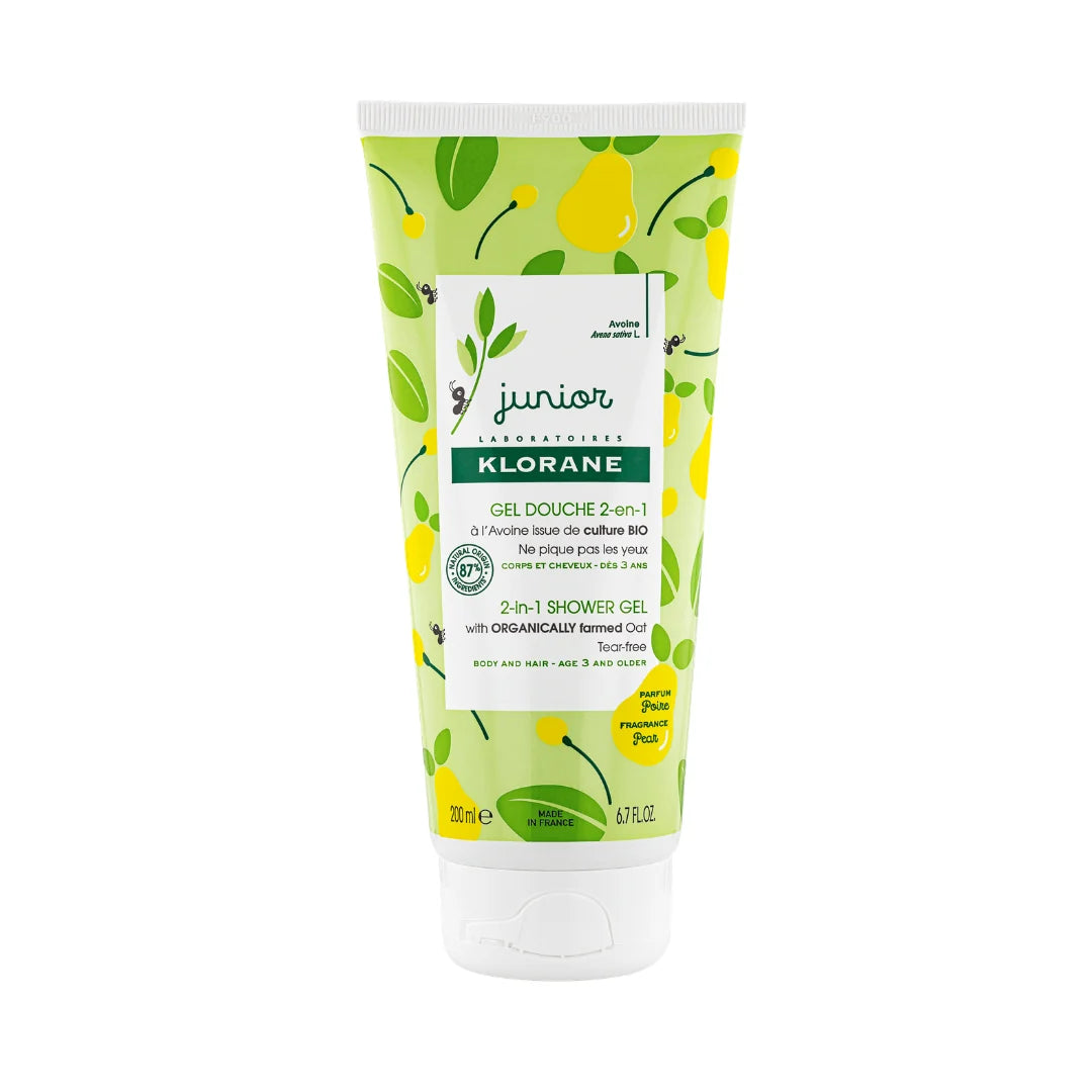 Klorane Junior 2 in 1 Pear Shower Gel