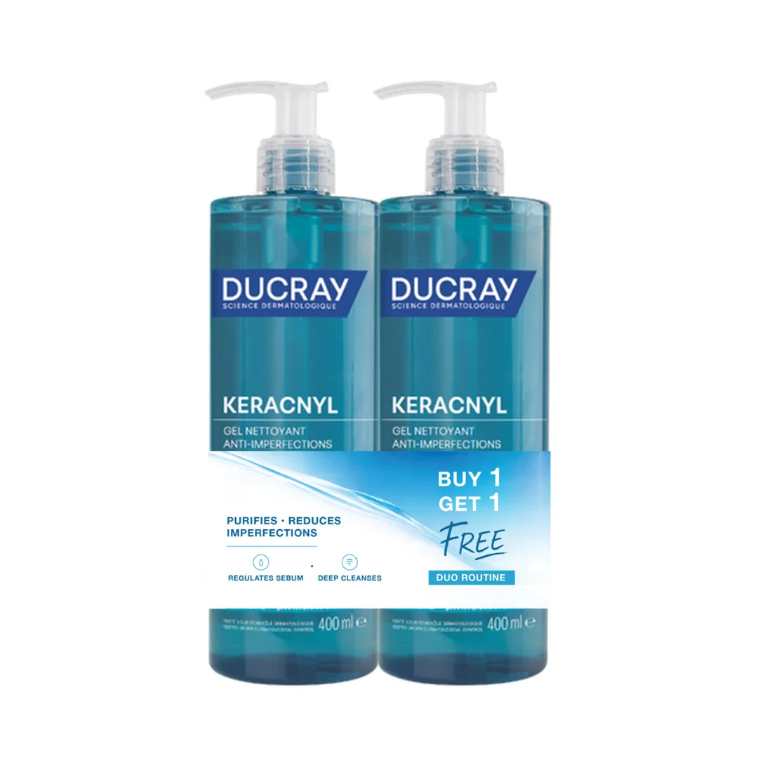 Ducray Keracnyl Foaming Gel Duo