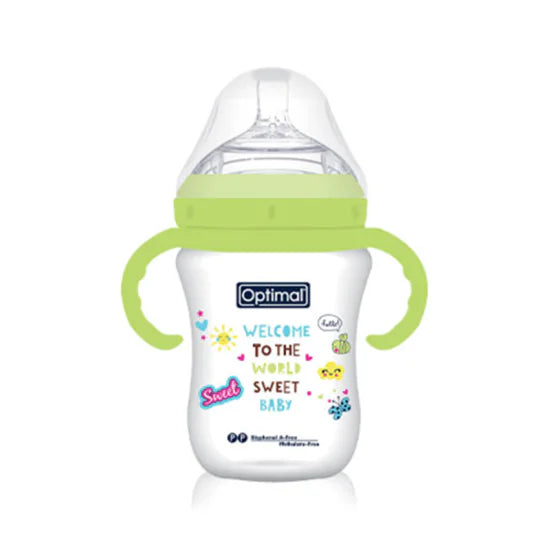 Optimal Mamilla Double Anti-Colic Extra Wide Bottle With Handle 6M+