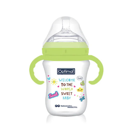 Optimal Mamilla Double Anti-Colic Extra Wide Bottle With Handle 6M+