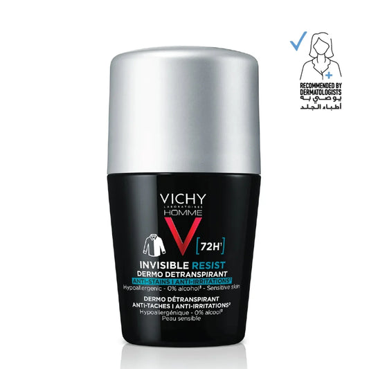 Vichy Men Invisible Resist Deodorant Roll On