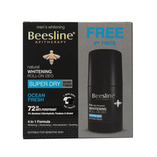 Beesline Men Ocean Fresh Roll-On Duo