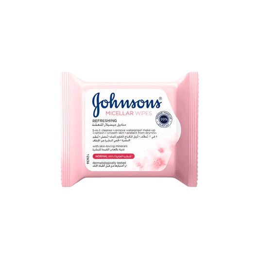 Johnson's Micellar Cleansing Wipes With Rose Water