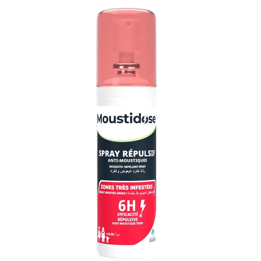 Moustidose Mosquito 6h Repellent Spray